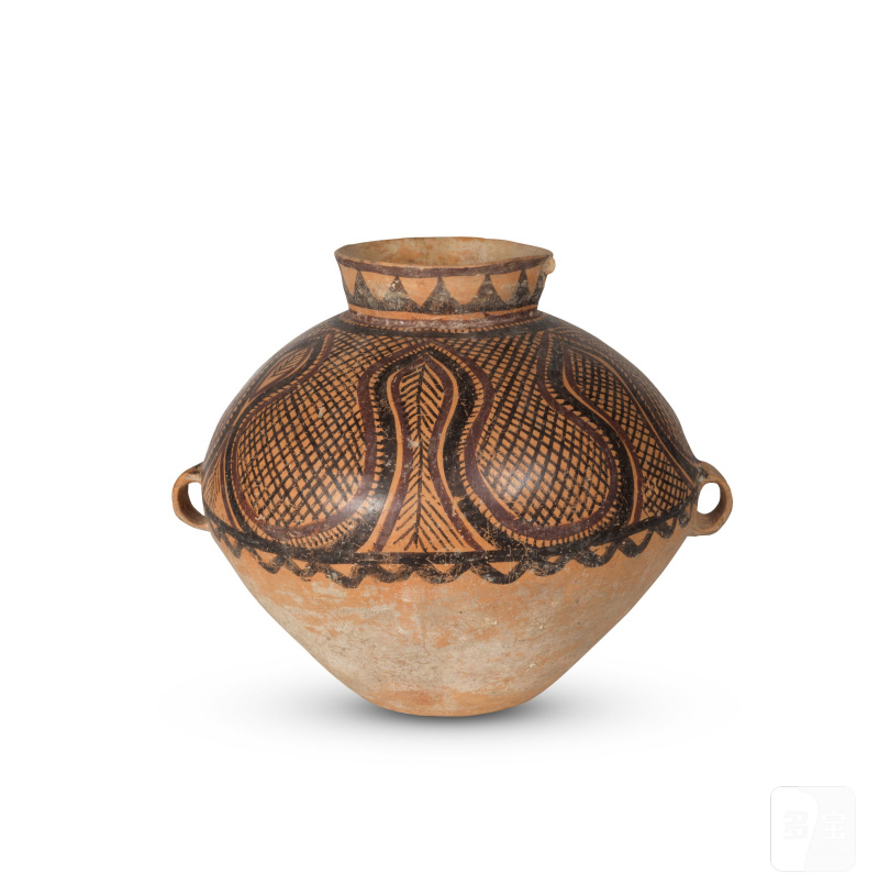 新石器時代 仰韶—馬家窯文化 約公元前2600–2300年 及 戰國時期 彩繪陶罐一組五件 | COLLECTION DE CINQ POTICHES NÉOLITHIQUES EN TERRE CUITE PEINTE - 图12